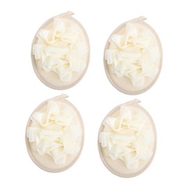 Outanaya 4 Pack Bath Wipes Power Scrubber Sponge for Body Exfoliating Gentle Loofahs Balls Bathing Balls Bathroom Accessories