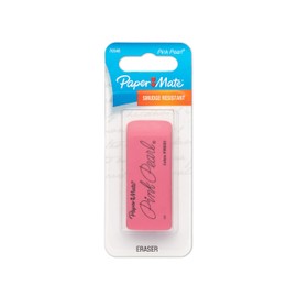 Paper Mate Pink Pearl Eraser, Large, 1 Count