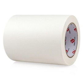 BOMEI PACK Wide Painters Tape 6 Inch, Crepe Paper General Purpose Wide White Masking Tape, 55 yds Length, Multi-Surface Adhesive Painting Tape, for Painting, DIY, Arts, Crafts, Labeling