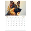 German Shepherd - Artwork (Monthly Wall Calendar 2026 16.5" x