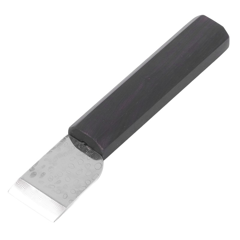 Leather Skiving Knife Flat Mouth Ergonomic Wooden Handle DIY Hand