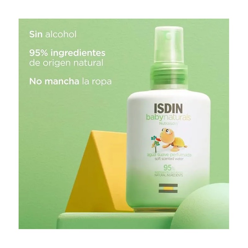 Kit De Baño - Isdin Baby Naturals - Shampoo/loción/colonia Blanco