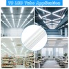 Dzkafycm 4FT LED Shop Lights, 4 Pack T8 Linkable LED