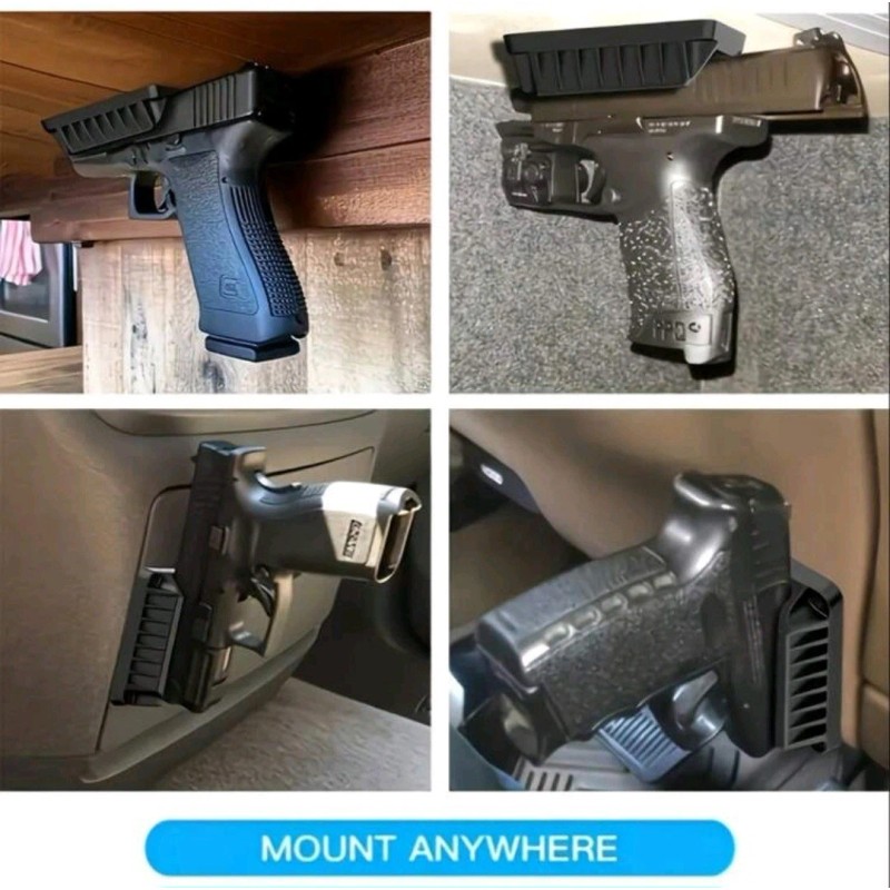 Unbranded 2-Pro-Level Quick- Draw Magnetic Gun Holder – Keep Pistols