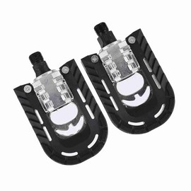 1 par de Pedales de Bicicleta, Reemplazo de Pedal de Bicicleta Ligero y Plegable de Alta Dureza para Bicicleta de Montaña y Carretera
