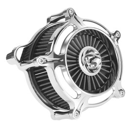 HEYOMOTOR Air Filter Cleaner for Harley Davidson Softail Touring Street Road King Glide Trike for Harley Davidson Air Intake Filters Milwaukee-Eight M8 Engine 114 117 2017-2023 Grey