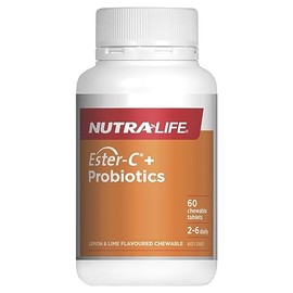 Nutralife EsterC+ PROBIOTICS 60T CHEWABLES, 60 count
