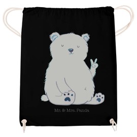 Mr. & Mrs. Panda PARENT-NEW Polar Bear Lazy Sports Bag, black