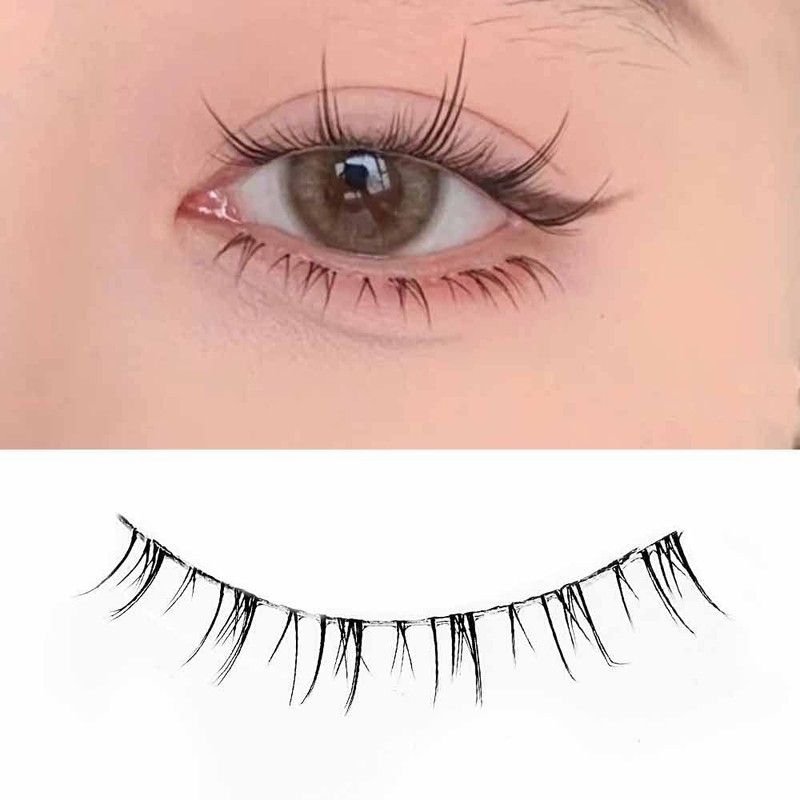 emotao Bottom False Eyelashes Natural Outer Corner Popular Handmade Actress