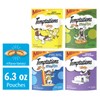 Temptations Classics and MixUps Crunchy and Soft Cat Treats Variety