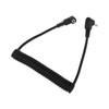 Lightning Sync Cable, 2.5mm Male to Male Coiled Cable Camera