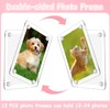 saerryor 12 Pack Acrylic Fridge Magnetic Frame, 2.36 x 3.54