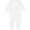 inktastic First Turkey Day Football Thanksgiving Baby Baby Romper Coveralls