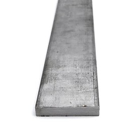 316 Stainless Steel Rectangular Bar, Unpolished (Mill) Finish, Annealed, ASTM A276, 3/8" Thickness, 2" Width, 12" Length, OnlineMetals