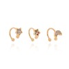 CYRA | Juego de aretes para mujer con formas de