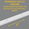 Legrand Wiremold WH20GB306TR Plugmold 2000 Series 3 Foot Hardwired Power