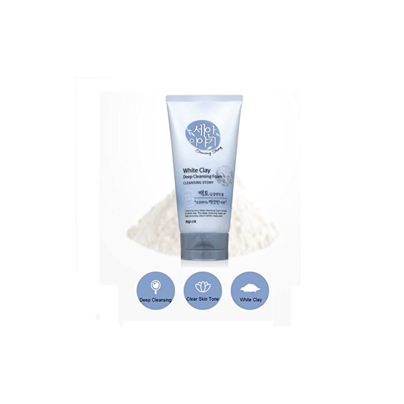 WELCOS KWAILNARA Cleansing Story Natural Facial Deep Foam Cleansing (White
