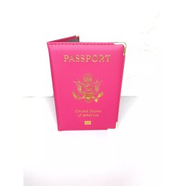Passport Travel Faux Leather Passport Booklet Hold Organizer Card Case Protector Cover