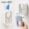 Wall-Mount Toothpaste Dispenser – Push-Activated Automatic Toothpaste Squeezer, No-Drill Water-Resistant