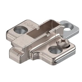 Blum B175H7 3mm Die Cast Screw On Frameless Clip Mounting Plates
