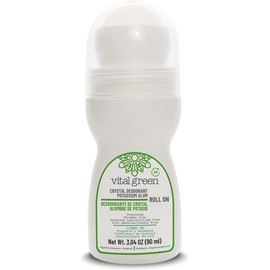 Vital Green Desodorante Roll-On Natural, Alumbre de Potasio, 90ml, 1pk