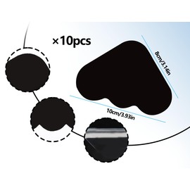 Lhbwhiz Pack of 10 Non-Slip Mats for Carpet, Washable Non-Slip Underlay, High-Quality Non-Slip Carpet Underlay, Carpet Gripper, Non-Slip Pads, for Carpets and Mats (Clouds, 8 x 8 x 10 cm)