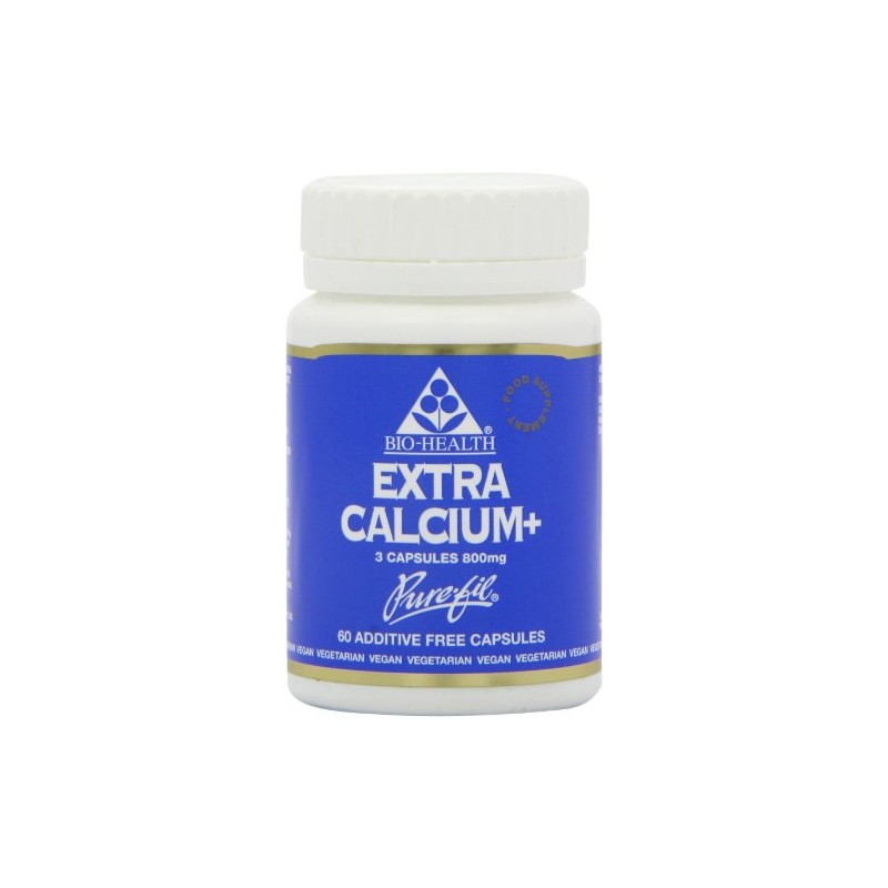 Bio-Health Extra Calcium 800mg, Bone & Teeth Support, 60 Capsules