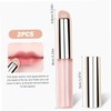 2 PCS Pincel De Lápiz Labial Pincel De Labios Reutilizable