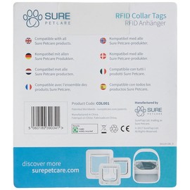 Sure Petcare RFID Collar Charm Compatible with SureFlap and SureFeed