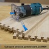 sourcing map 2pcs Dovetail Router Bit 1" Diameter 1/2" Shank