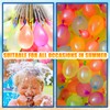 STFYUG 555 Pieces Water Bombs Self-Closing, Colourful Water Balloons with