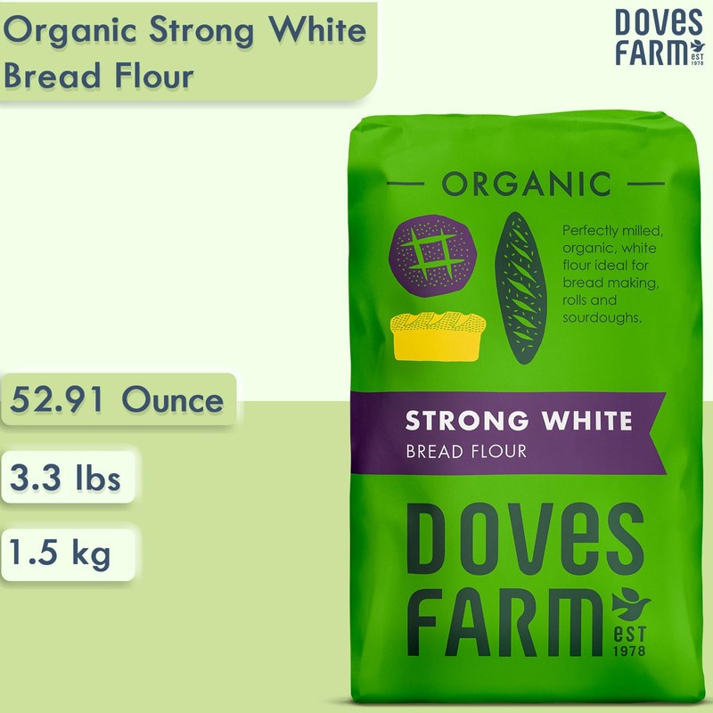 Doves Farm Organic Strong White Bread Flour | British Sourdough