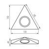 Kanlux ZEPO Onderbouwverlichting G4 Staal, White