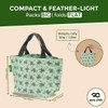 ECO CHIC Lightweight Foldable Insulated Lunch Bag Water Resistant Cooler