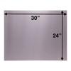 Stainless Steel Backsplash, 30 X 24, Flat Panel