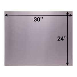 Stainless Steel Backsplash, 30 X 24, Flat Panel