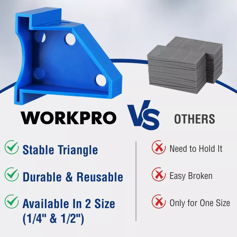 WORKPRO 24-Pack Floor Spacers 2 In 1 Laminate Flooring Spacers