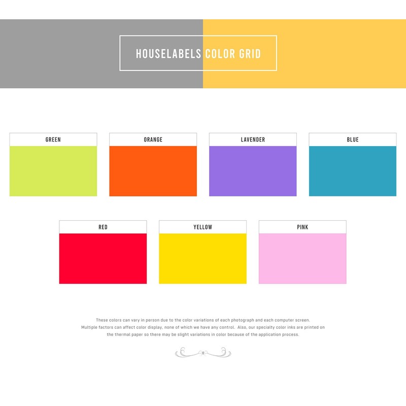 HOUSELABELS 1.5" x 1" Green Multipurpose Labels on 1" Core