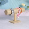 Bocar Grey Velvet Bracelet Display Stand T-Bar Display Holder Organizer