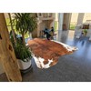 DweIke Premium Faux Cow Hide Rug Cowhide Area Rug, 6.2