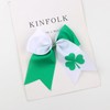 Totelux St. Patrick’s Day Bows Hair Clips Large Cheer Bow
