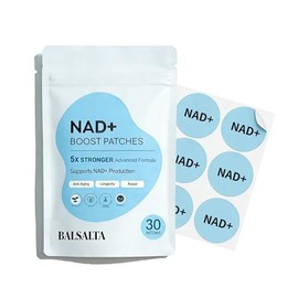 NAD+ Parches para mujeres y hombres, 30 parches de bienestar | Anti-Aging, 5x Stronger Boost, skin-safe, Daily wellness support, 8-hour wear, Breathab