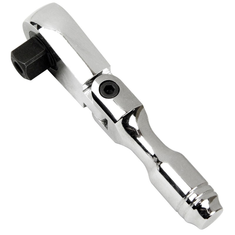 SK11 SRH3CSF Compact Stubby Flex Ratchet Handle, 3/8" Drive Angle