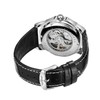 FORSINING Mens Automatic Mechanical Dodecagon Skeleton Roman Numerals Genuine Leather