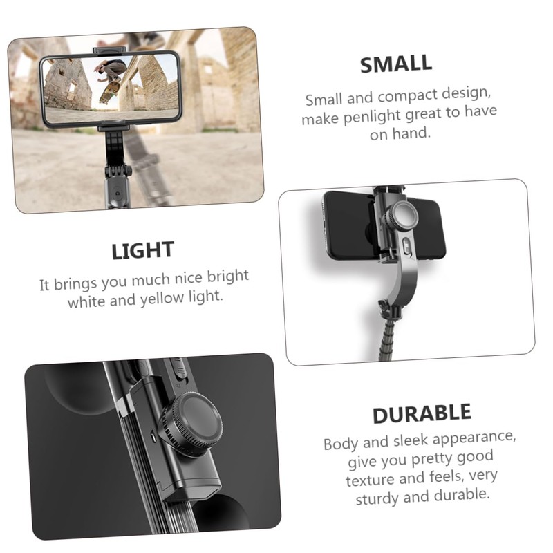 KICHOUSE Gimbal Stabilizer -Shake Selfie Stick Phone Tripod Stand Hand-held