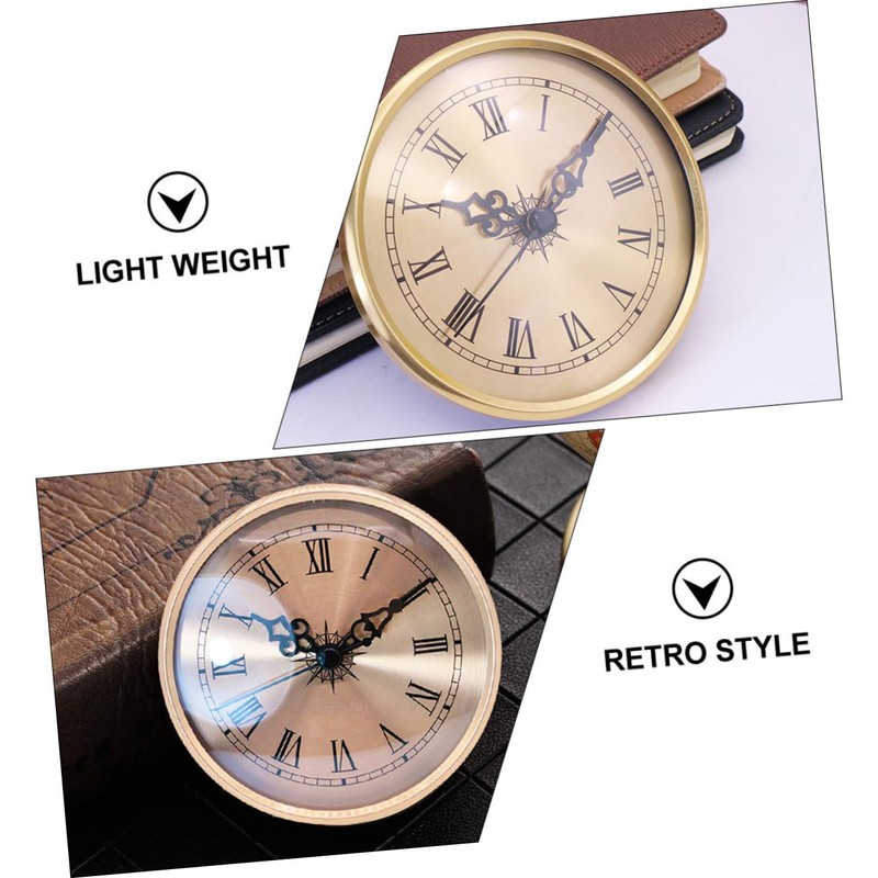 ULTECHNOVO Antique Decor Wall Quartz Clock Silent Wall Clock for