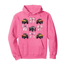 Coquette Bow Rc Truck RC Racing Remote Control Girl Mom Pullover Hoodie