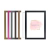 Alison Kingsgate Elegant Sleek Pink A4 Frame Size (21 x