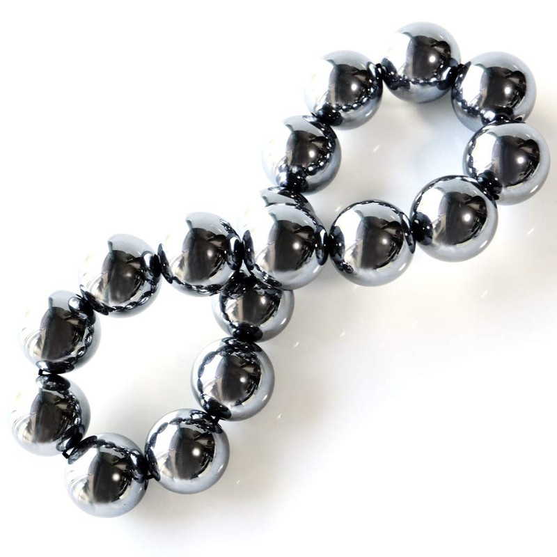 GOLD STONE Terahertz Ore Bracelet, 0.5 inches (12 mm), Purity,