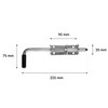 Gal Industrial Gate Bolt with Spring Latch Galvanised Door Bolt